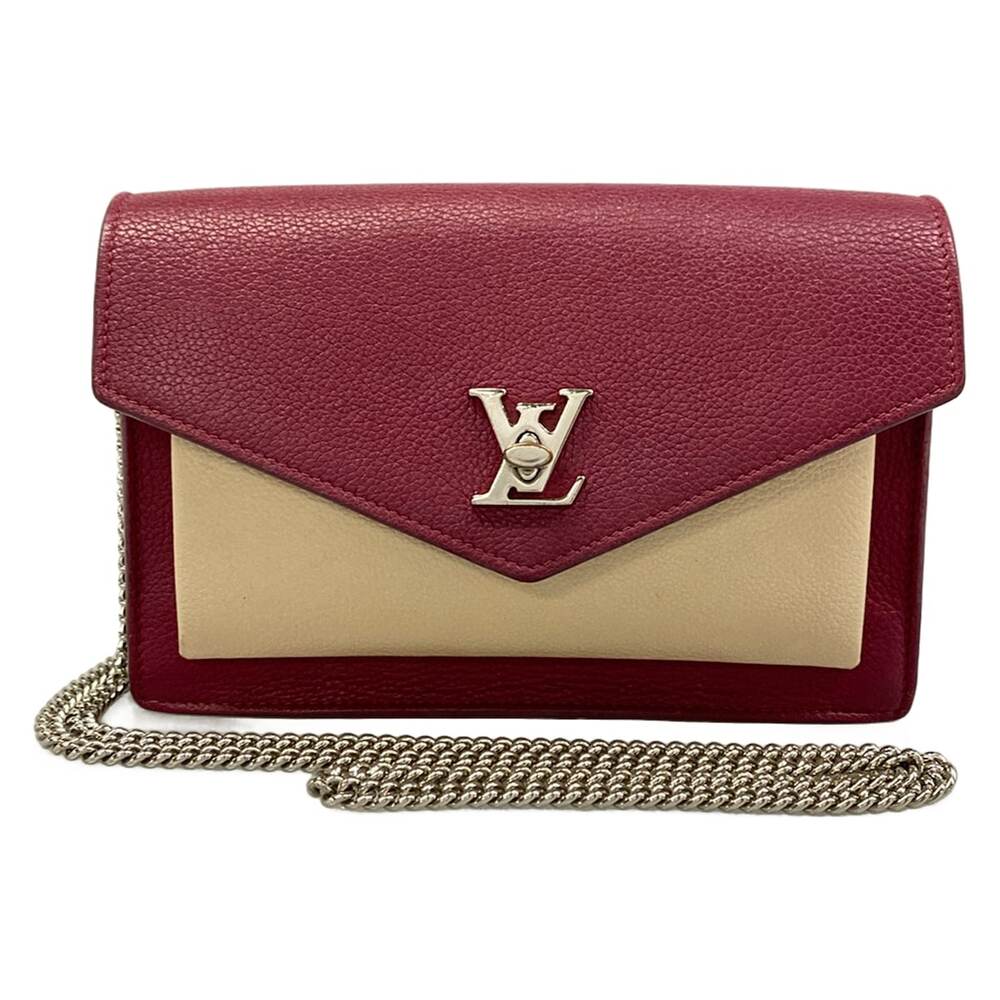 Louis Vuitton Pochette Lock Me Chain Lockme Shoulder Bag M63470